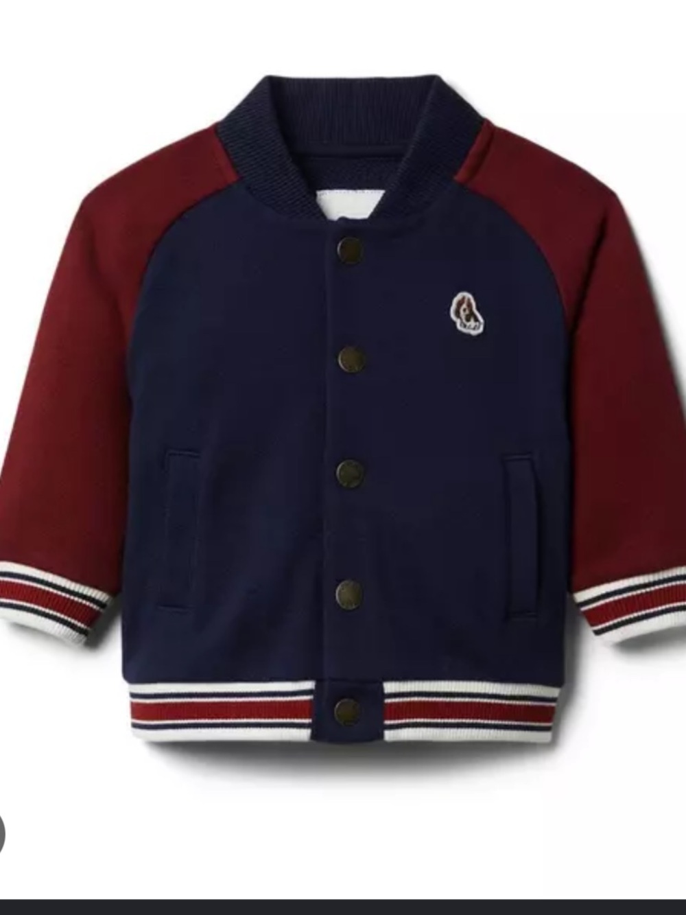 Janie & Jack Baby Puppy Varsity Jacket